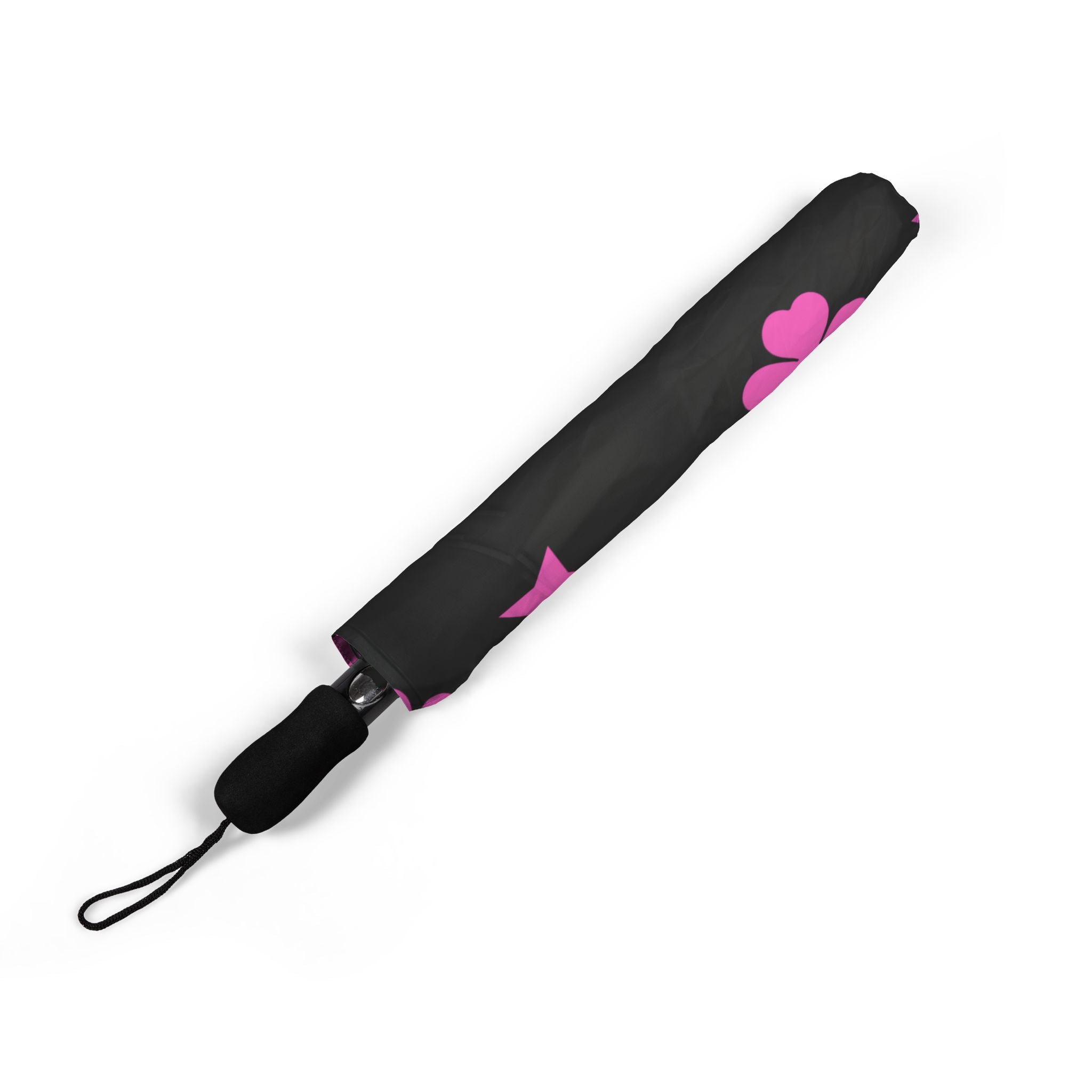 Foldable Umbrella Pink /Black Lucky