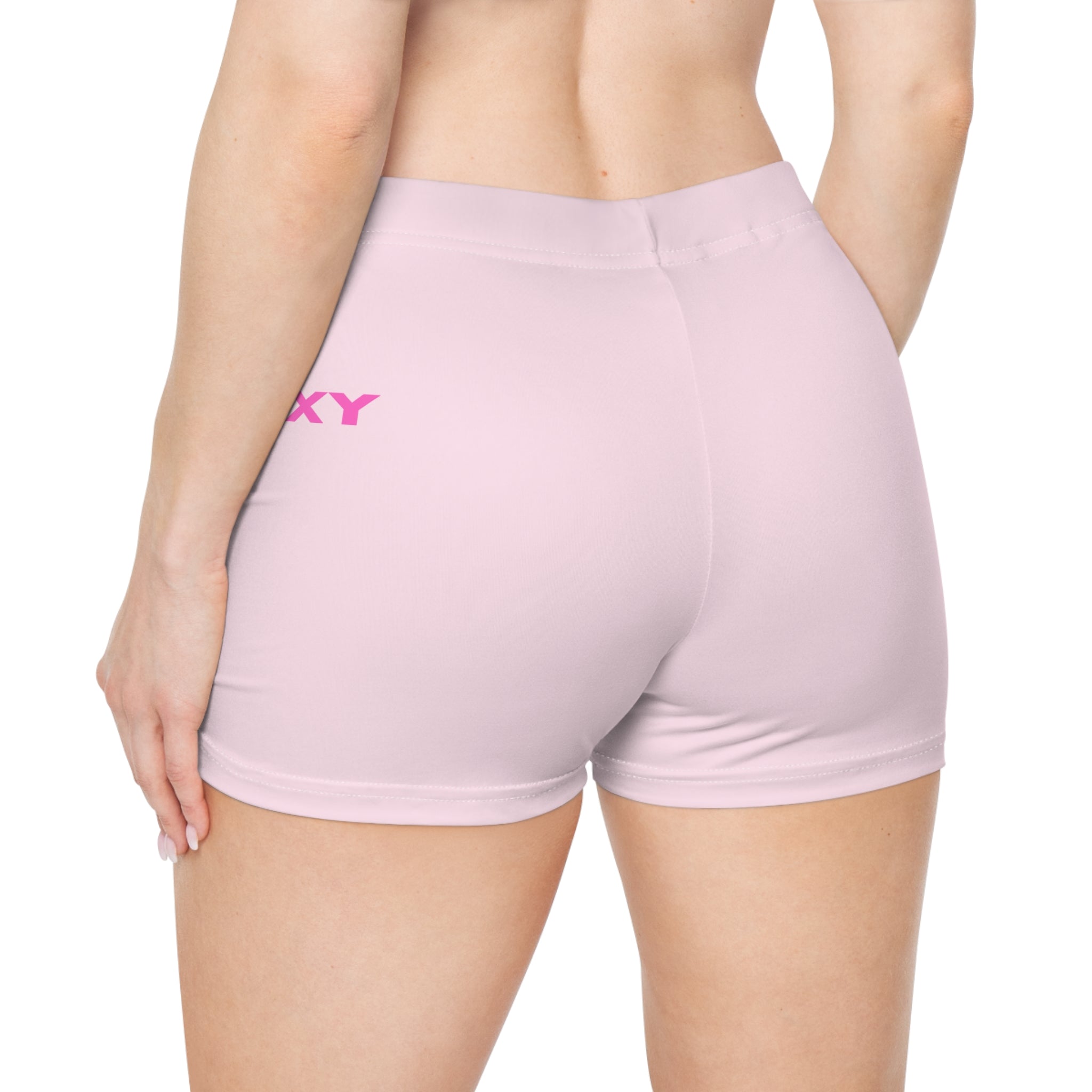 Sexy Women Black Sport Shorts Lite Pink