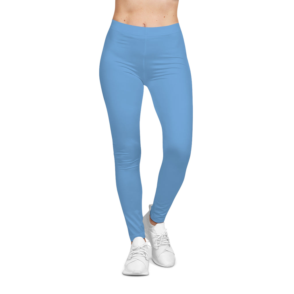 Casual Leggings — Comfortable Everyday Yoga & Lounge Pants Lite Blue