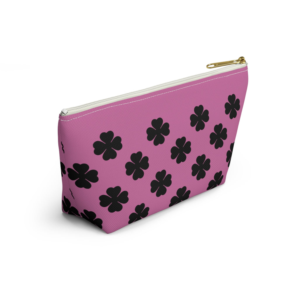 PinkClover Pattern Accessory Makeup & Travel Organizer
