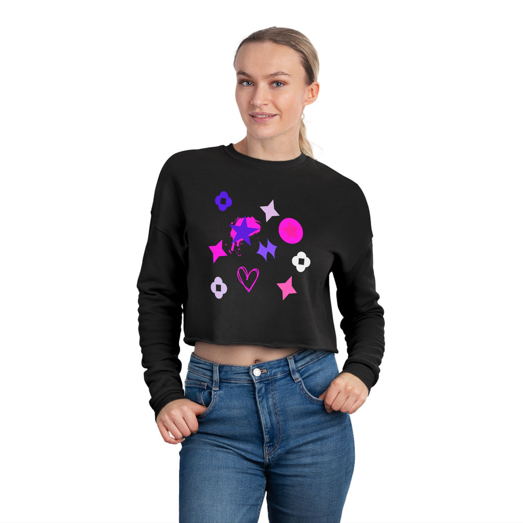 Ladys black Low Top Sweatshirt
