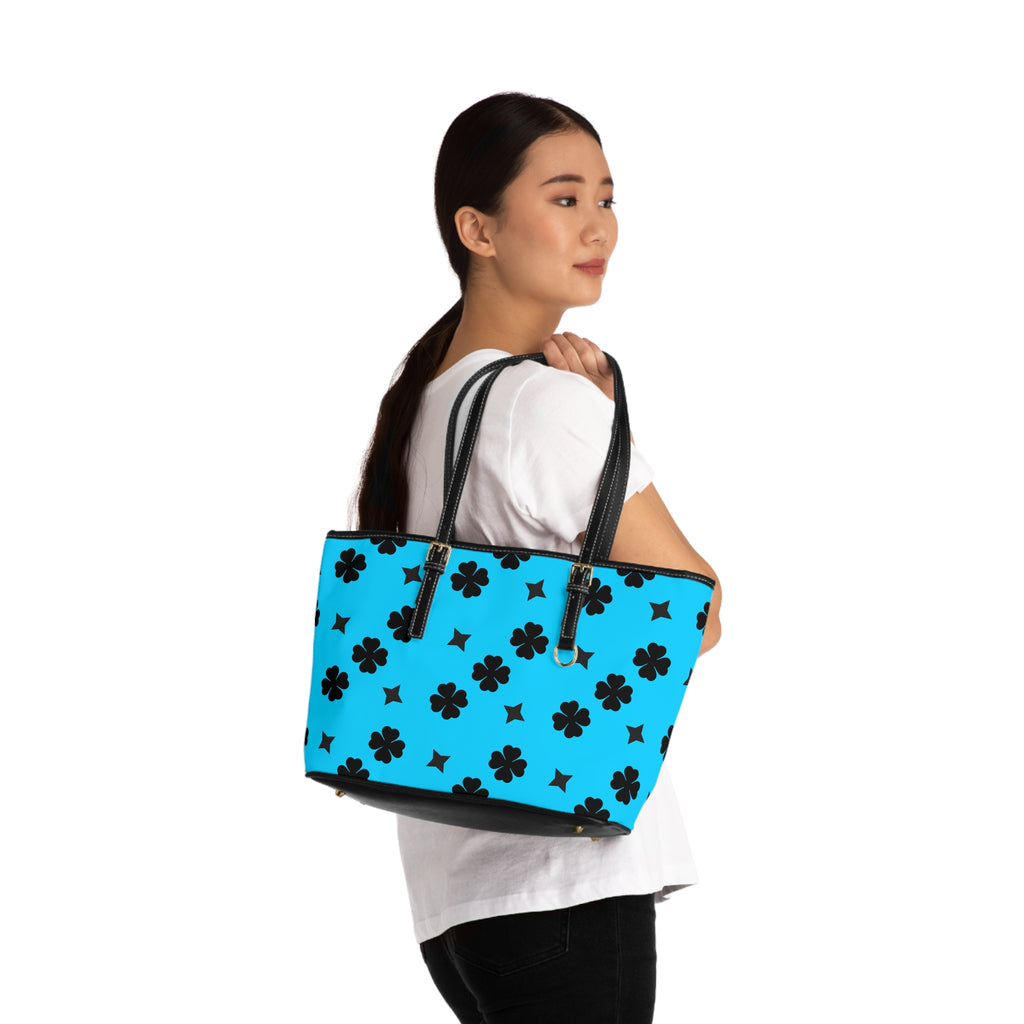 Lucky Leather Shoulder Bag Lite Blue