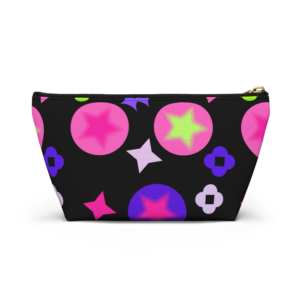 Colorful Star & Flower Accessory Pouch
