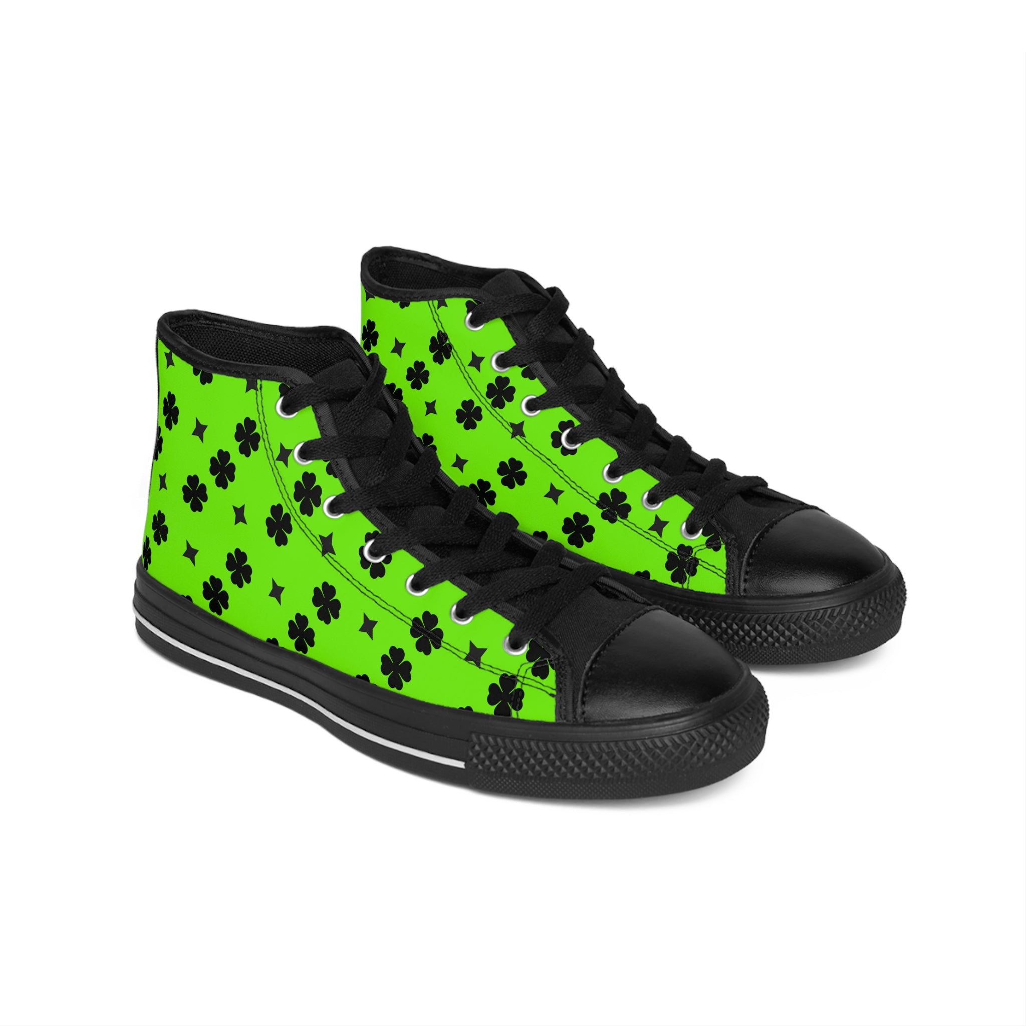 Men Classic Sneakers Star Lime Green