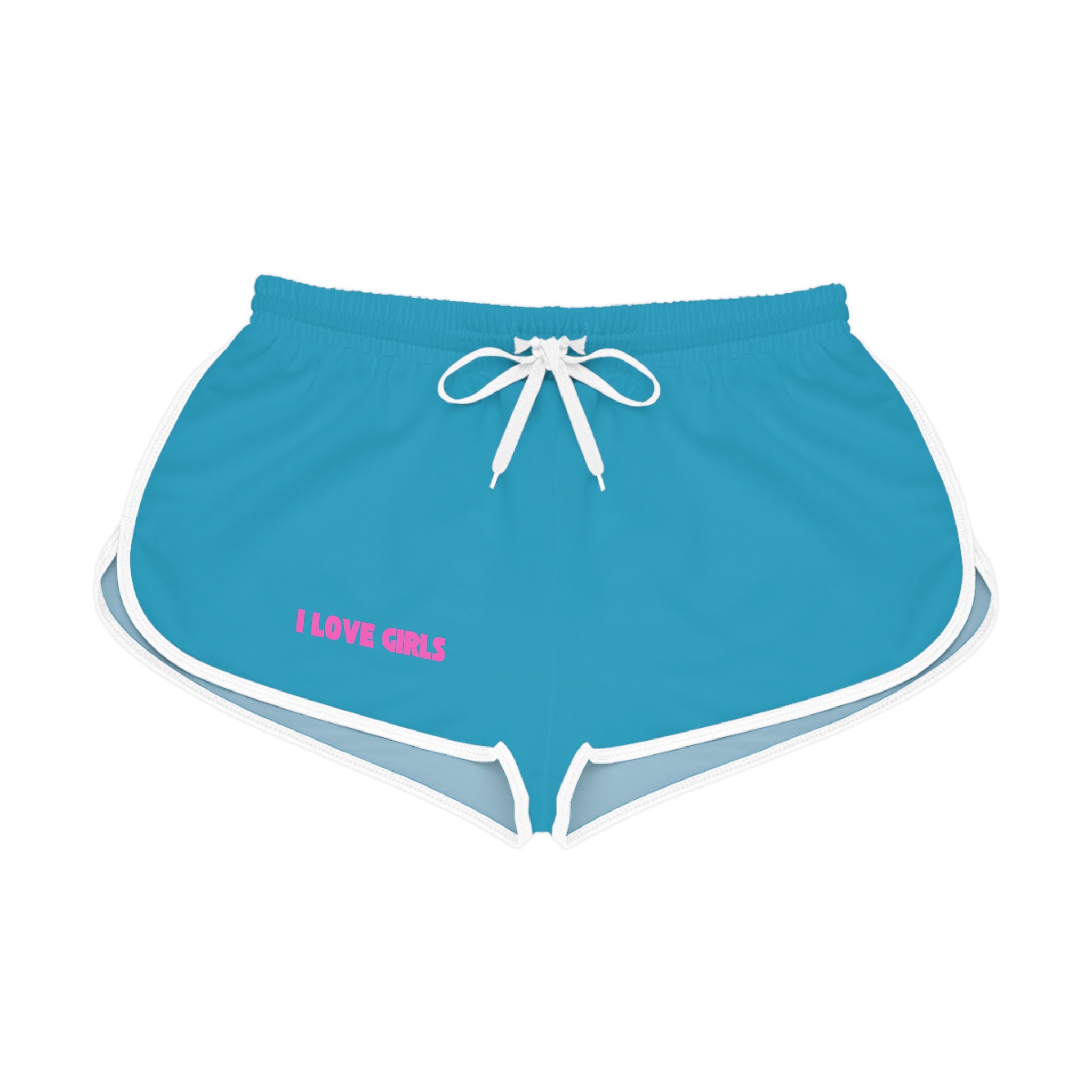 Women's Relaxed Shorts — Bright Blue Casual Lounge & Workout Shorts