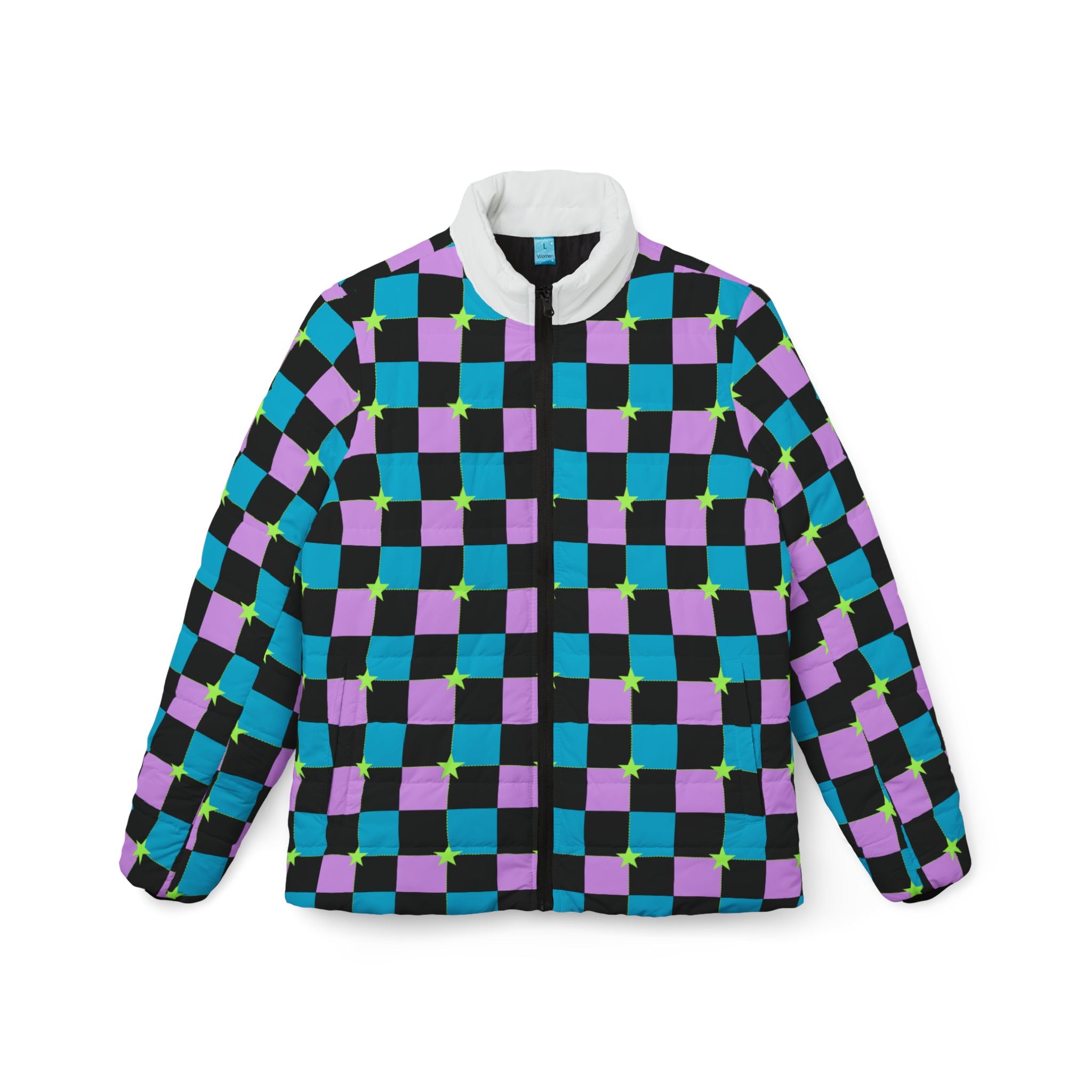 Colorful Checkered Women’s Jacket