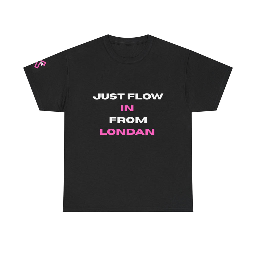 LONDON' Unisex Heavy Black Tee