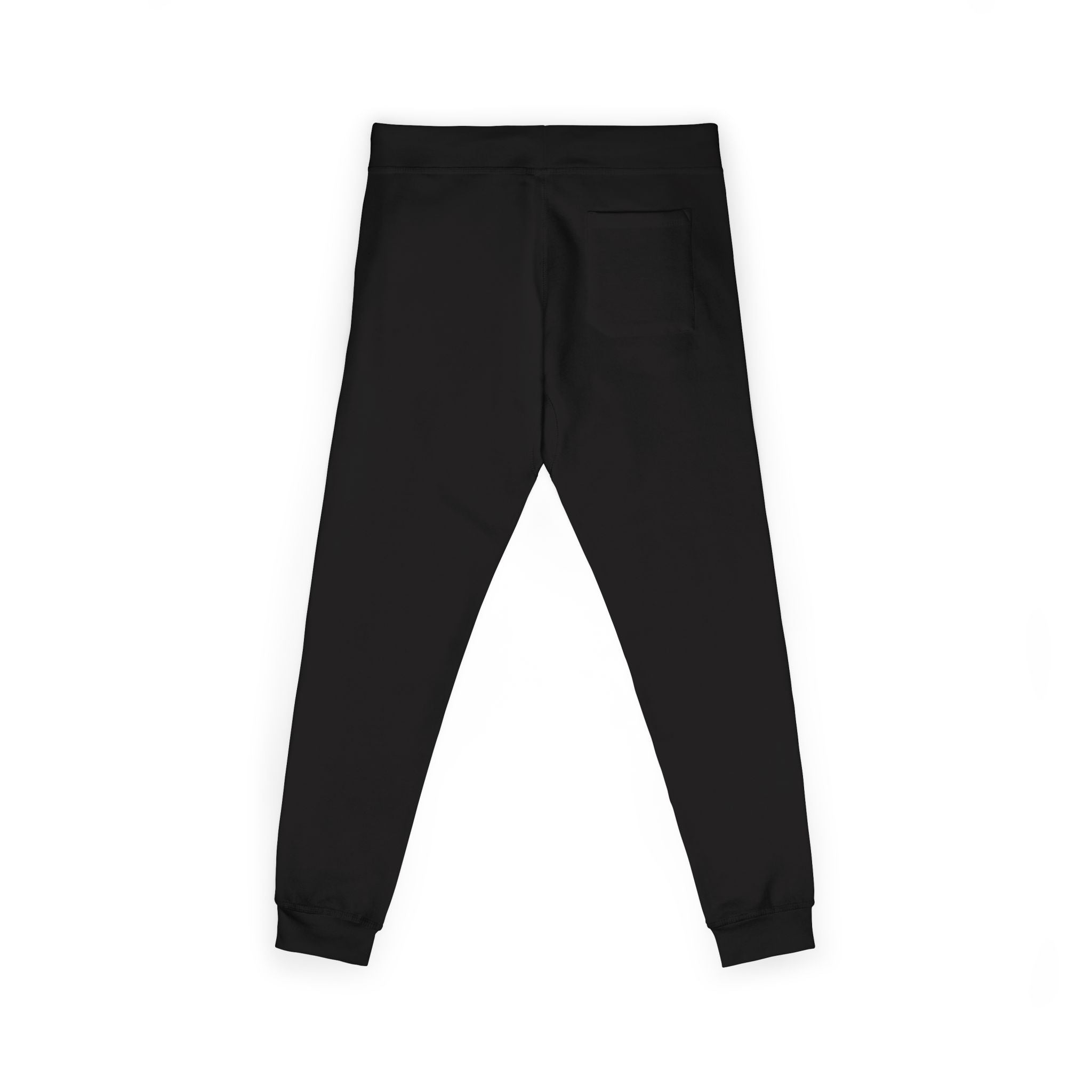 Men Black Stars Fleece Sweatpants -Black