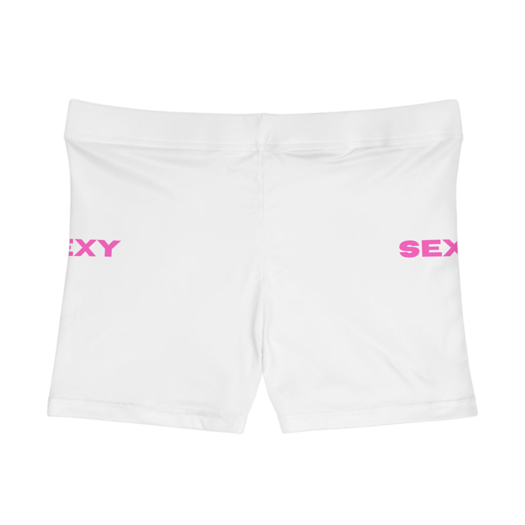 Sexy Women Black Sport Shorts White