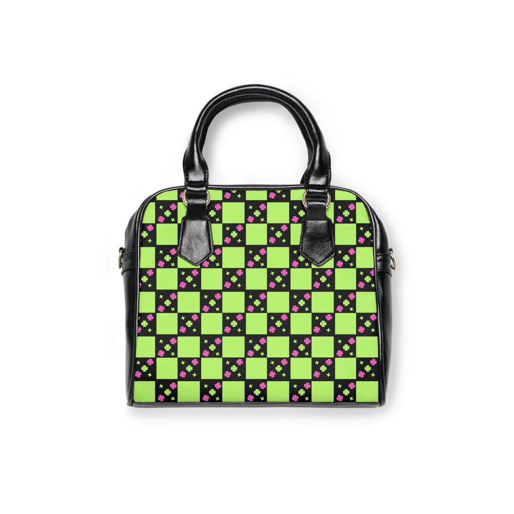 Shoulder Handbag - London Lime Green