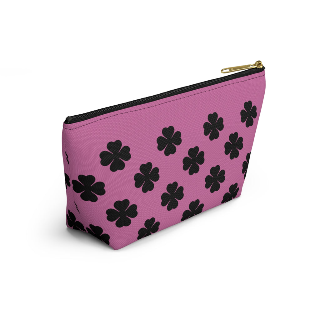 PinkClover Pattern Accessory Makeup & Travel Organizer