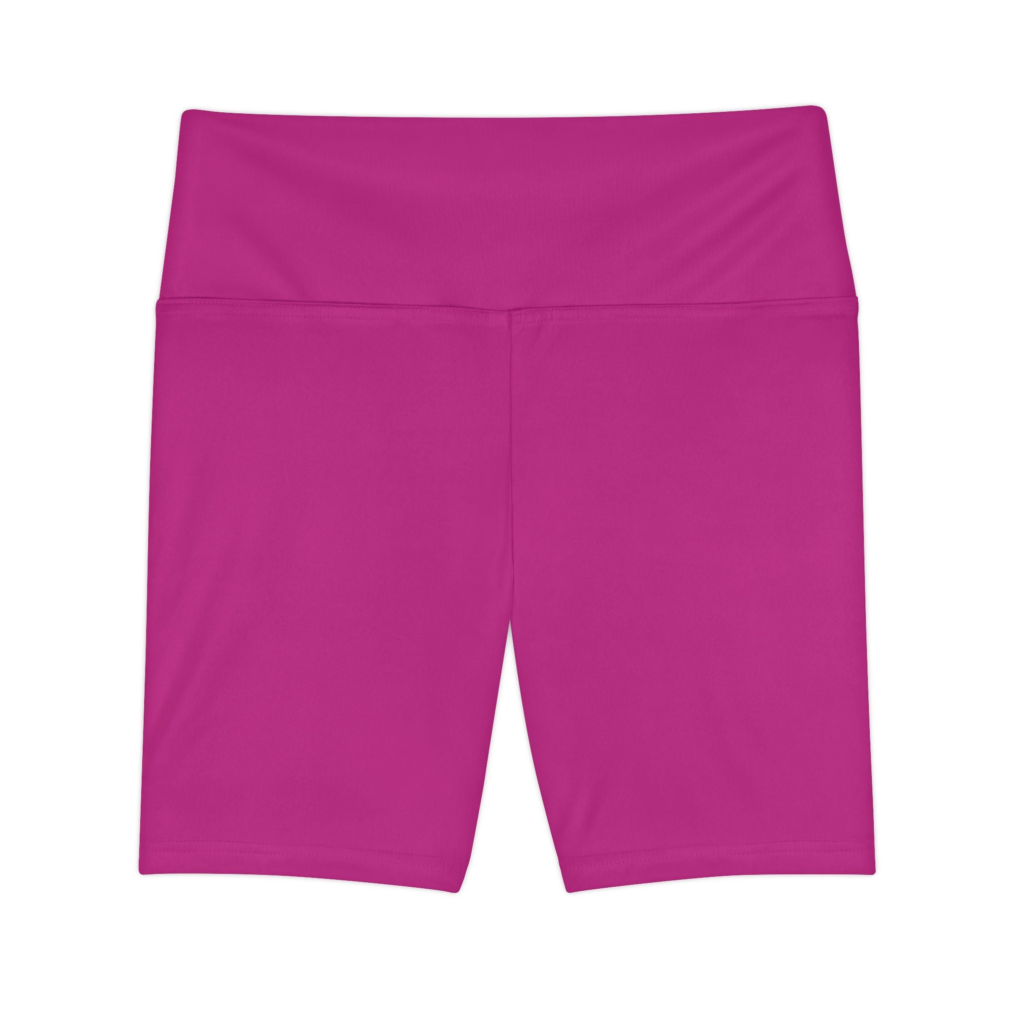 Women's Workout Shorts Pink With Heart Design